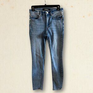 Express high rise stretch ankle legging jeans